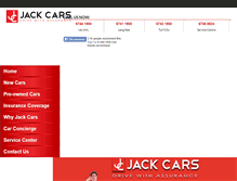 Tablet Screenshot of jackcars.com.sg